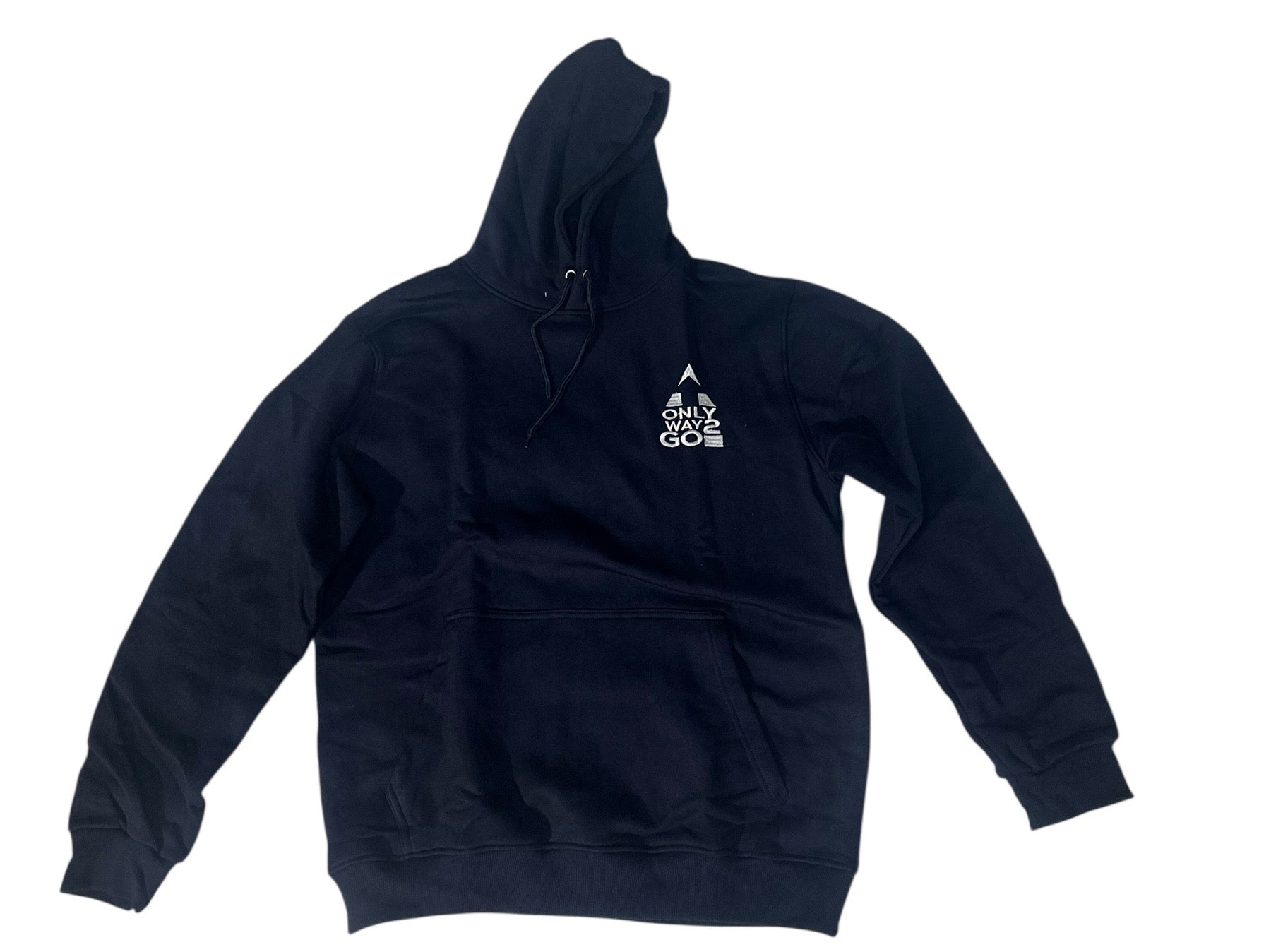 Black Hoodie w/ White logo