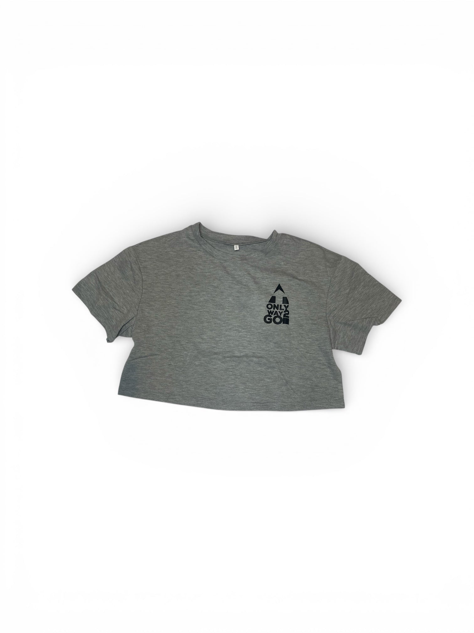 Grey Crop Top TShirt