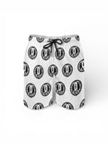 Black & White Swim Trunks