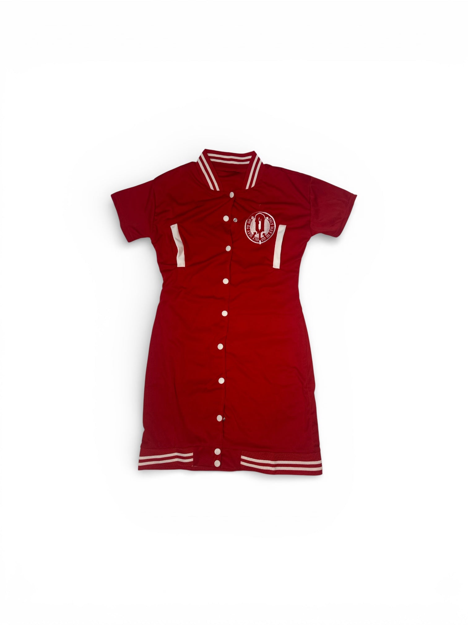 Red & White Mini Dress