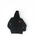 Black Pullover Hoodie w/ Patch logo