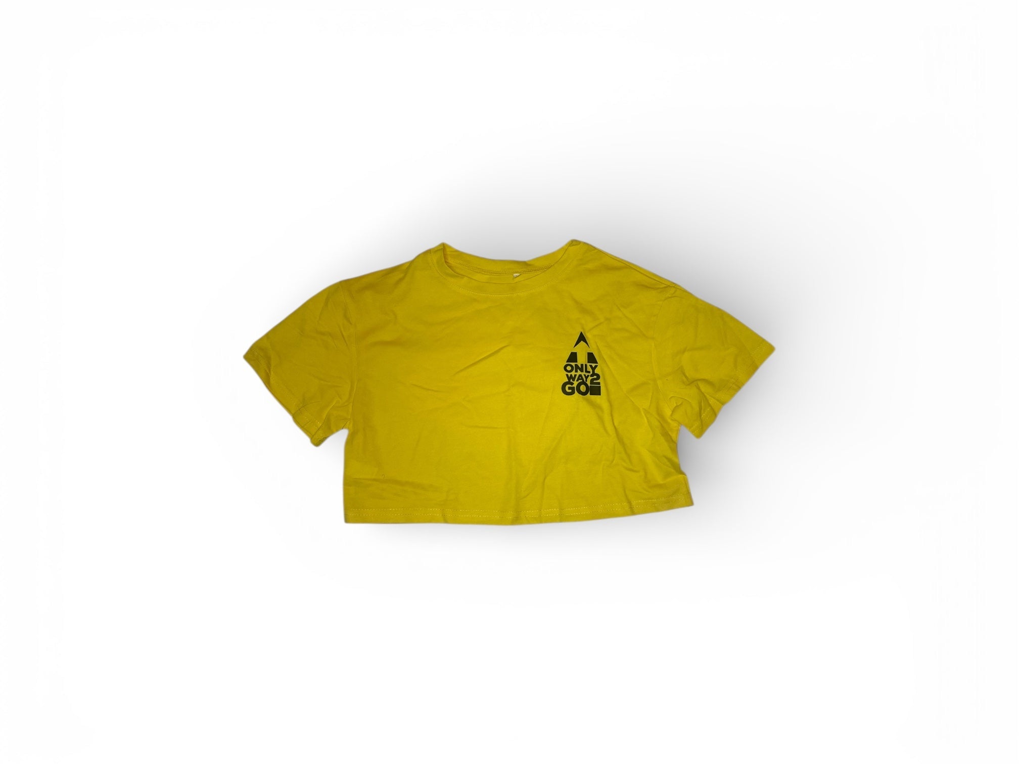 Yellow Crop Top TShirt