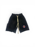 Black Shorts w/color logo